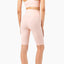 Shorts de cyclisme taille haute au toucher seconde peau pour femmes