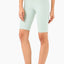 Shorts de cyclisme taille haute au toucher seconde peau pour femmes