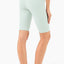 Shorts de cyclisme taille haute au toucher seconde peau pour femmes