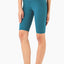 Shorts de cyclisme taille haute au toucher seconde peau pour femmes