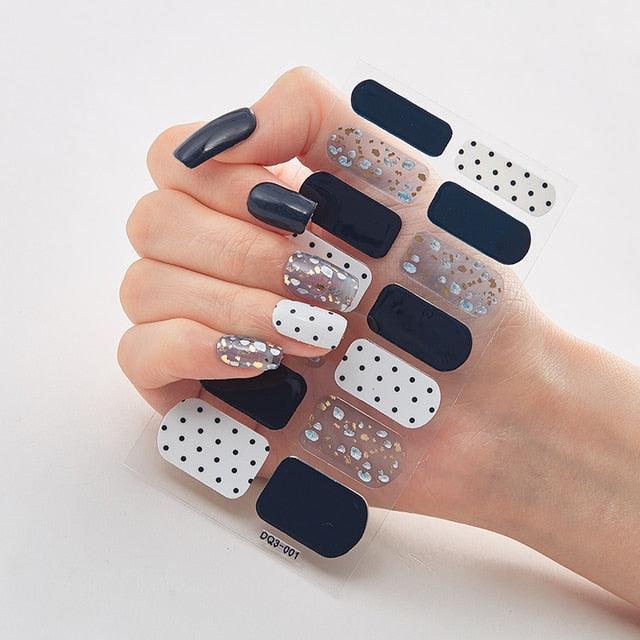 Autocollants de Nail Art Autocollants de Luxe pour des Designs Élégants