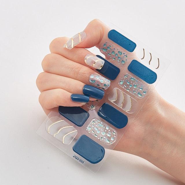 Autocollants de Nail Art Autocollants de Luxe pour des Designs Élégants