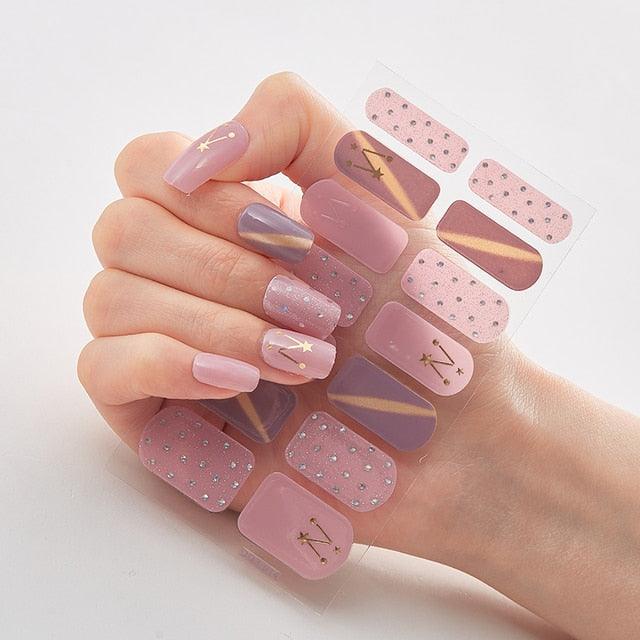 Autocollants de Nail Art Autocollants de Luxe pour des Designs Élégants