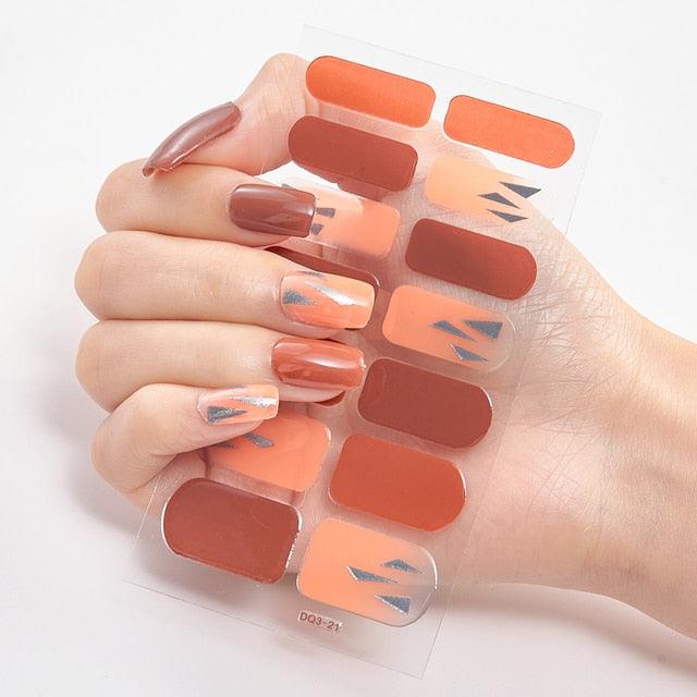 Autocollants de Nail Art Autocollants de Luxe pour des Designs Élégants