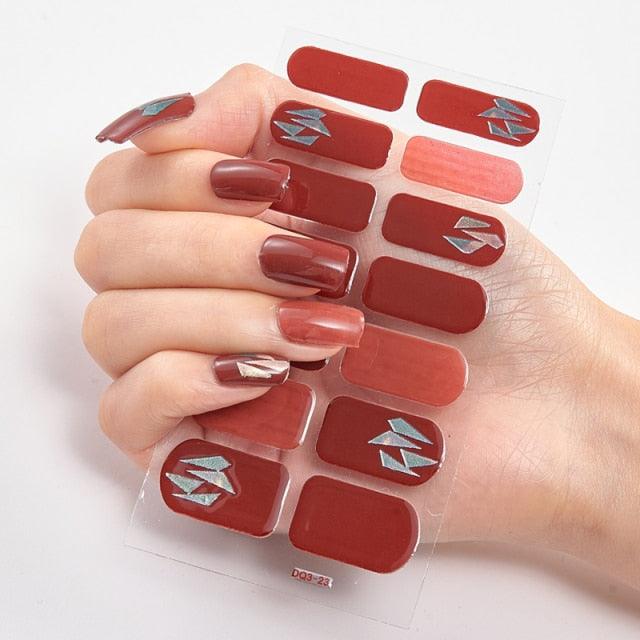 Autocollants de Nail Art Autocollants de Luxe pour des Designs Élégants