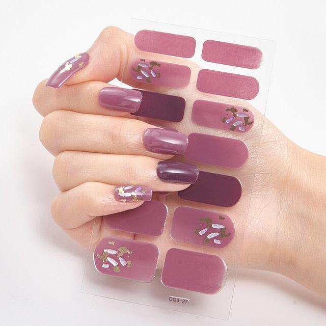 Autocollants de Nail Art Autocollants de Luxe pour des Designs Élégants
