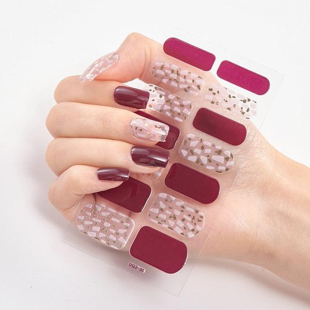 Autocollants de Nail Art Autocollants de Luxe pour des Designs Élégants