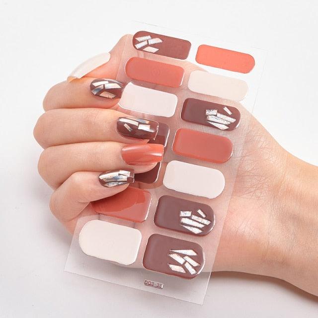 Autocollants de Nail Art Autocollants de Luxe pour des Designs Élégants