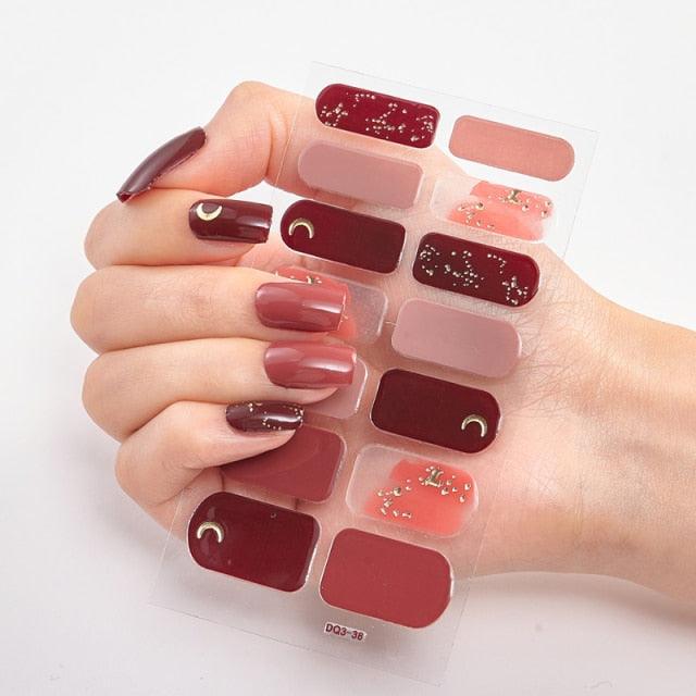 Autocollants de Nail Art Autocollants de Luxe pour des Designs Élégants
