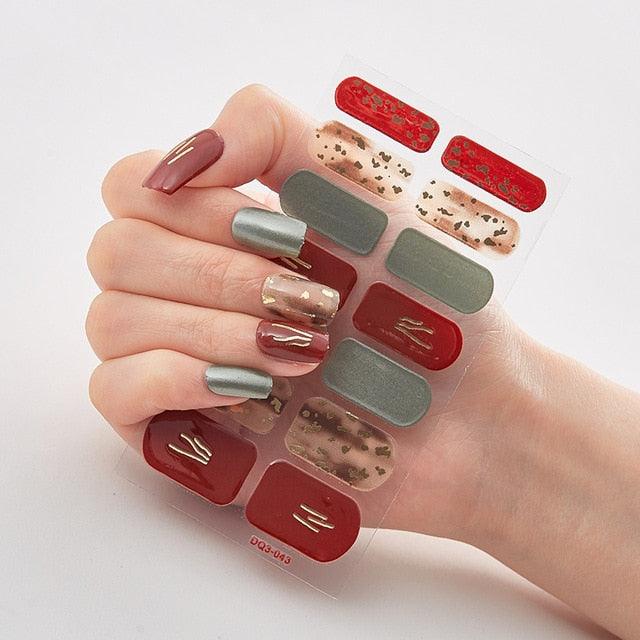 Autocollants de Nail Art Autocollants de Luxe pour des Designs Élégants