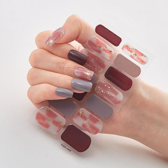 Autocollants de Nail Art Autocollants de Luxe pour des Designs Élégants