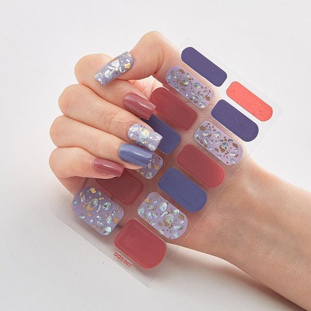 Autocollants de Nail Art Autocollants de Luxe pour des Designs Élégants