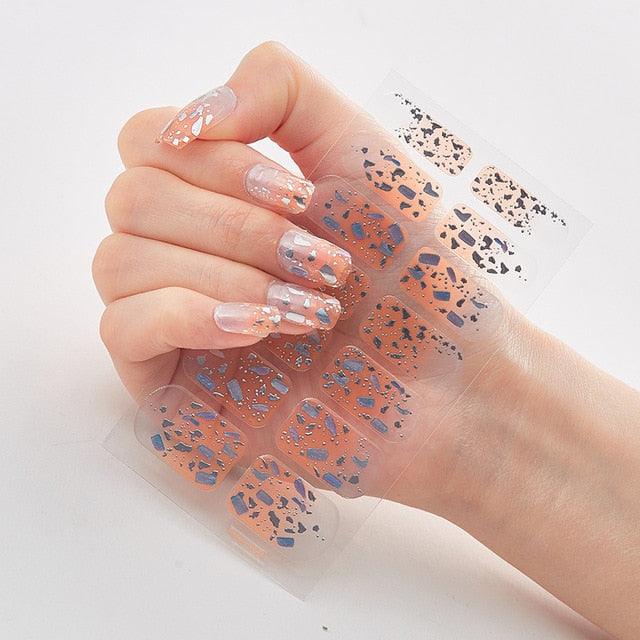 Autocollants de Nail Art Autocollants de Luxe pour des Designs Élégants
