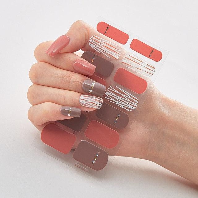 Autocollants de Nail Art Autocollants de Luxe pour des Designs Élégants