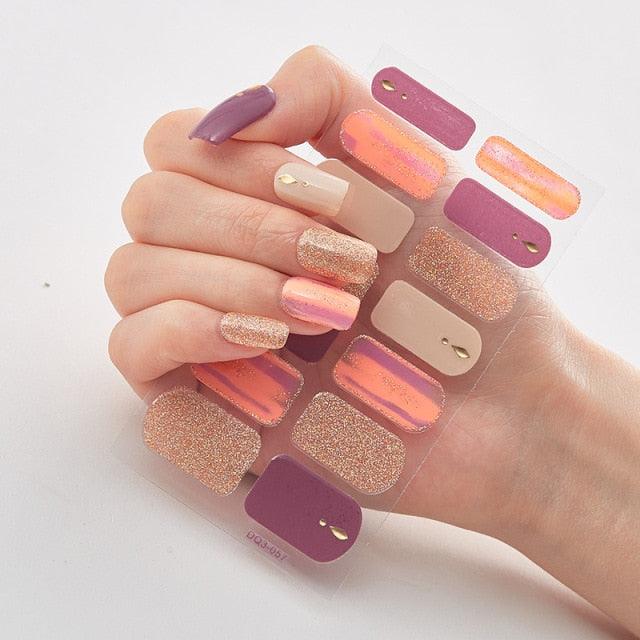 Autocollants de Nail Art Autocollants de Luxe pour des Designs Élégants