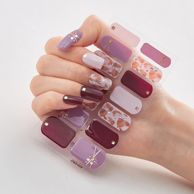 Autocollants de Nail Art Autocollants de Luxe pour des Designs Élégants