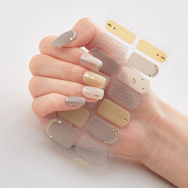 Autocollants de Nail Art Autocollants de Luxe pour des Designs Élégants