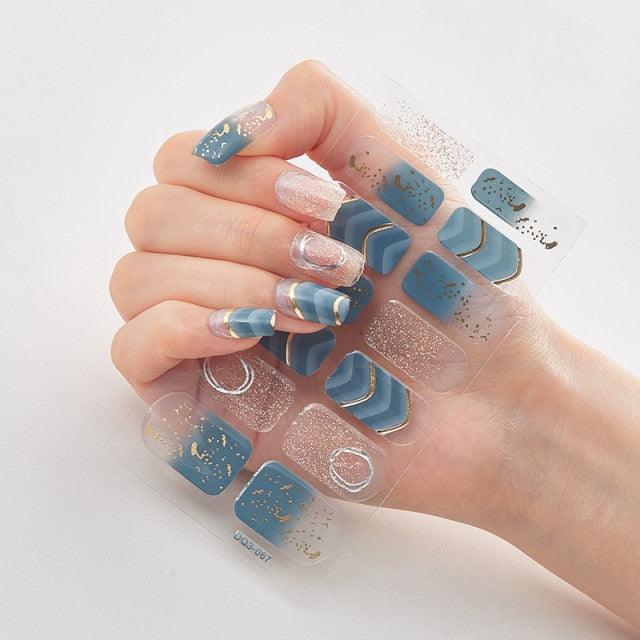 Autocollants de Nail Art Autocollants de Luxe pour des Designs Élégants