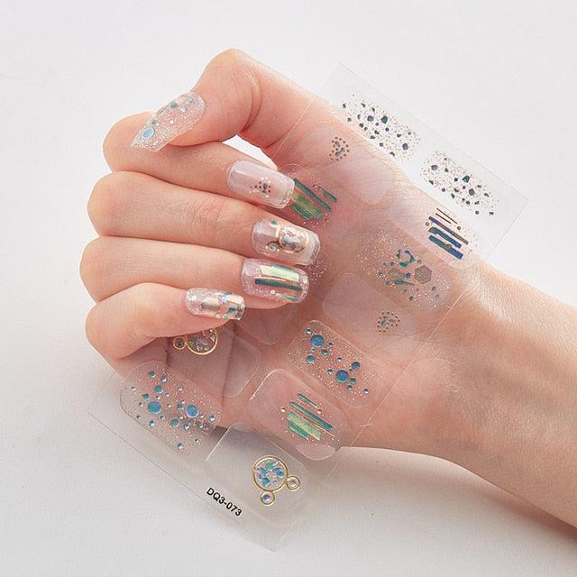 Autocollants de Nail Art Autocollants de Luxe pour des Designs Élégants