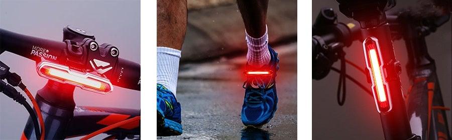 Ultra Bright USB Rechargeable LED Bike Tail Light