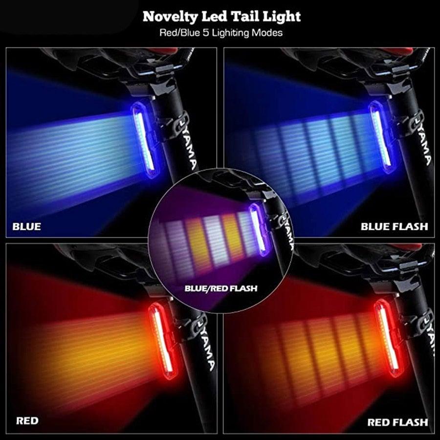 Ultra Bright USB Rechargeable LED Bike Tail Light