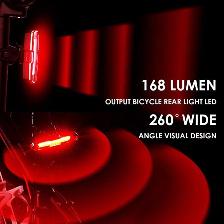 Ultra Bright USB Rechargeable LED Bike Tail Light