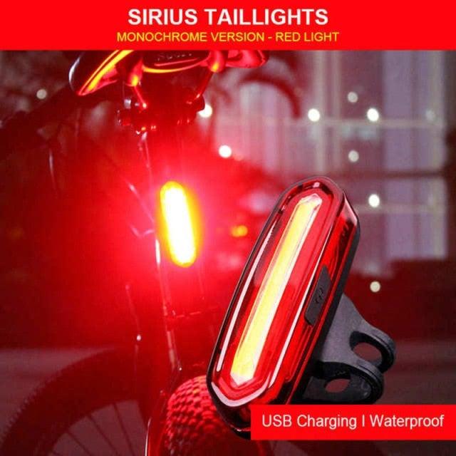 Ultra Bright USB Rechargeable LED Bike Tail Light