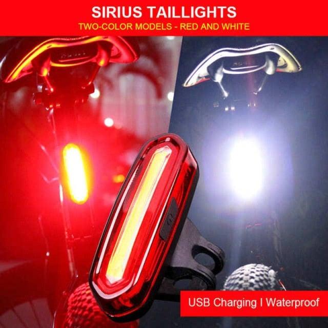 Ultra Bright USB Rechargeable LED Bike Tail Light
