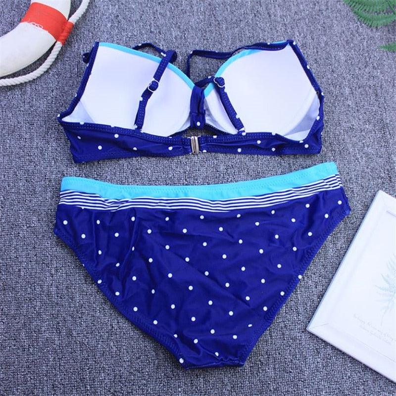 Chic High-Waisted Puff Sleeve Bikini Set for Women - Stylish Summer Swimwear - Korvel