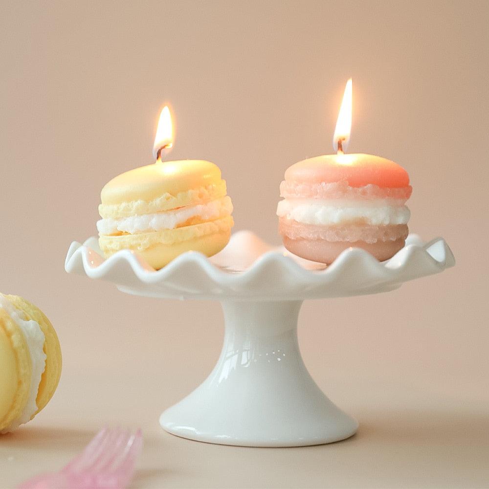 Handmade Macaron Scented Candle Set for Home Decor