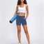 Shorts de sport anti-transpiration taille haute pour femmes