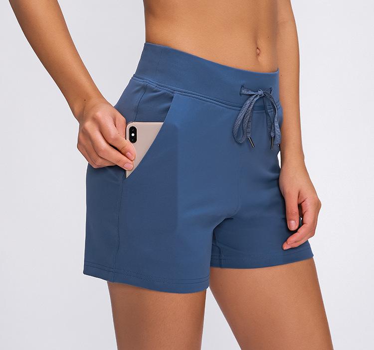 Shorts de sport anti-transpiration taille haute pour femmes