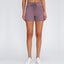 Shorts de sport anti-transpiration taille haute pour femmes
