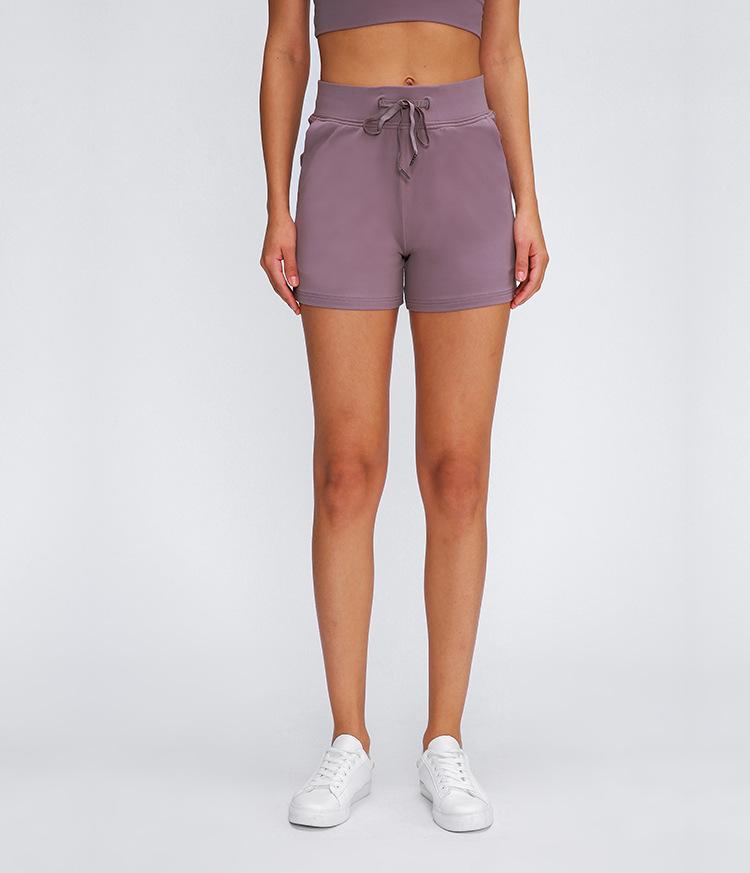 Shorts de sport anti-transpiration taille haute pour femmes