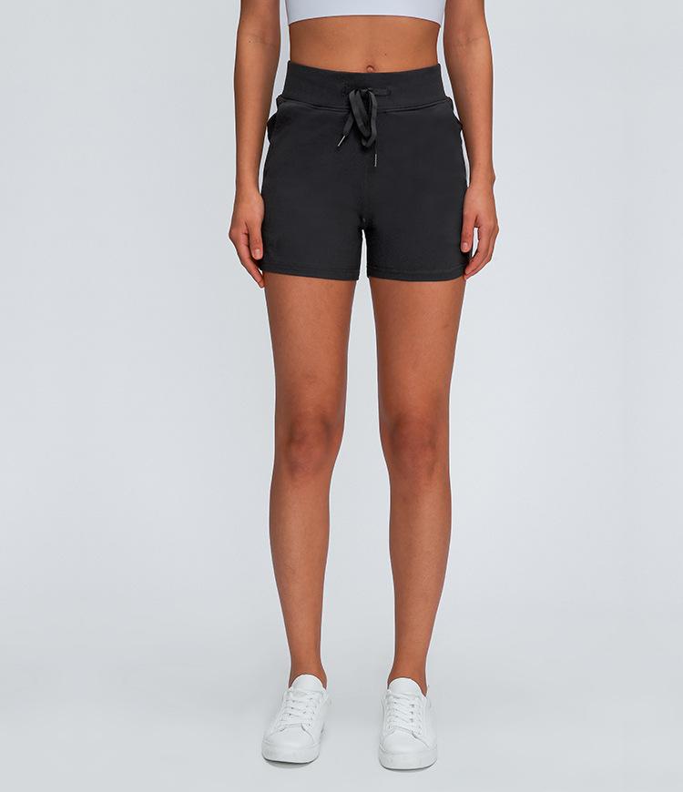 Shorts de sport anti-transpiration taille haute pour femmes