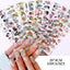 Christmas Silver Snowflakes Nail Art Foil Transfer Stickers