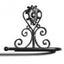 Vintage Cast Iron Toilet Paper Holder - European Design