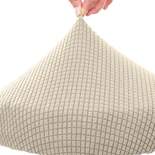 Housse de chaise ronde élastique premium pour tabourets de bar