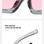 Retro Rectangle Sunglasses for Men & Women - Stylish UV Protection