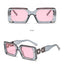 Retro Rectangle Sunglasses for Men & Women - Stylish UV Protection
