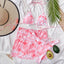 Ensemble de bikini taille haute pour femmes en 3 pièces avec jupe enveloppante