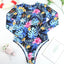 Conjunto de Bikini de Manga Larga con Estampado de Tigre para Mujeres
