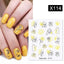 Rainbow Wave Love Heart Pattern Nail Art Decals