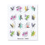 Rainbow Wave Love Heart Pattern Nail Art Decals