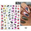 Elegant White Flower Lace Nail Art Stickers