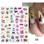 Elegant White Flower Lace Nail Art Stickers