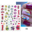 Elegant White Flower Lace Nail Art Stickers