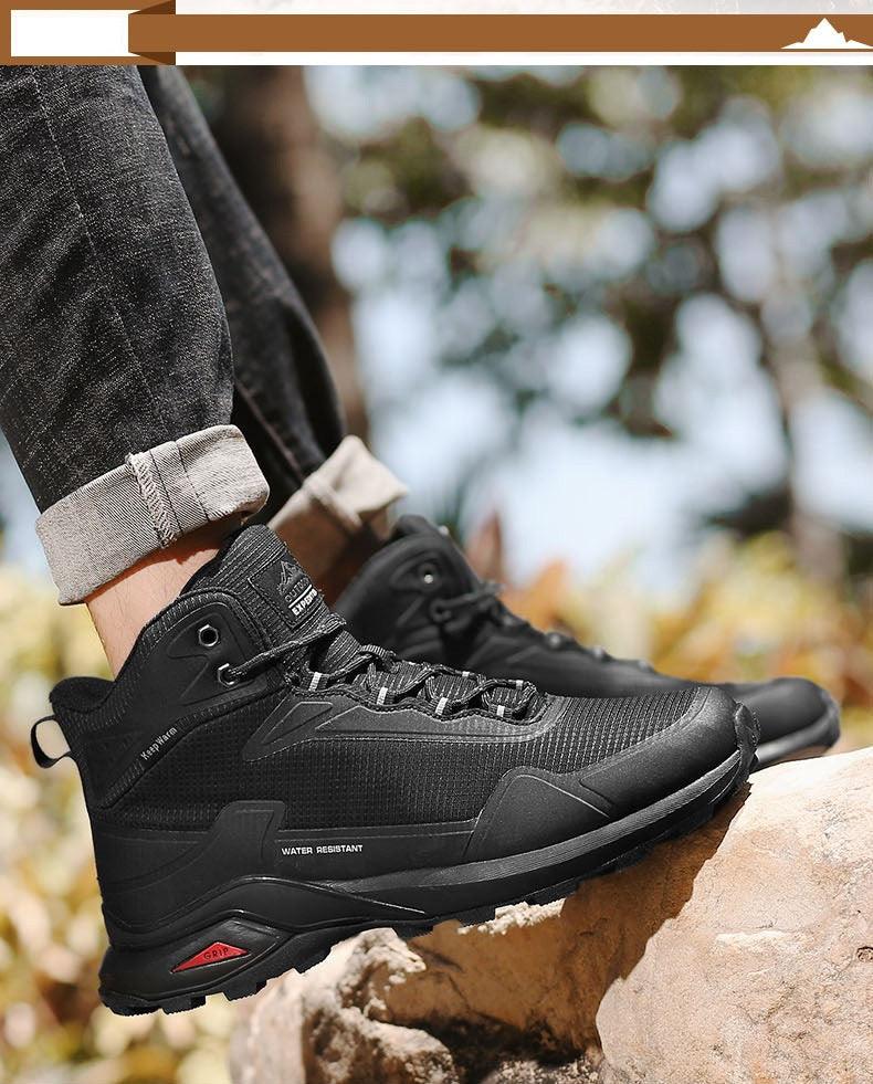 Chaussures de randonnée imperméables camouflage pour hommes avec soutien de la cheville