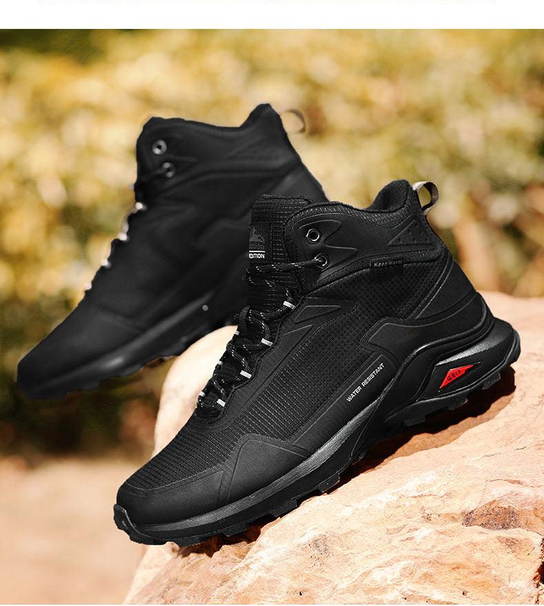 Chaussures de randonnée imperméables camouflage pour hommes avec soutien de la cheville