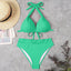 Elegant High Waist Push Up Bikini Set for Women